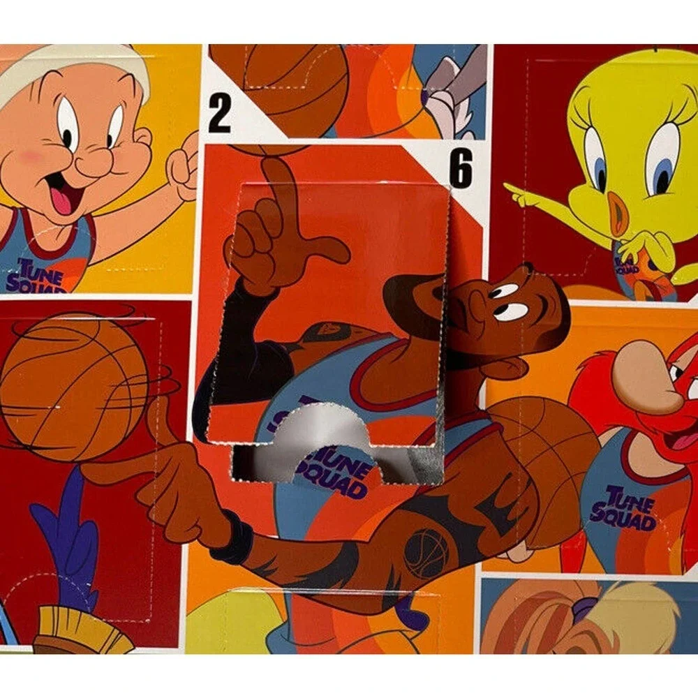 Mens Hot Topic Space Jam‎ New Legacy 15 Days Of Socks Advent Calendar Size 6-12